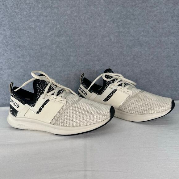 New Balance Women's Sz 8.5 Beige Nergize Sport Running Shoes Cheetah Print - Picture 2 of 11